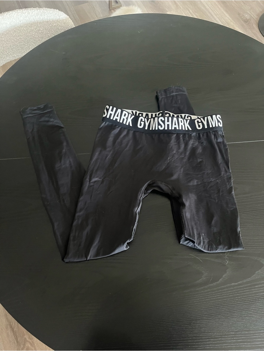 GYMSHARK FIT women’s small black seamless leggings